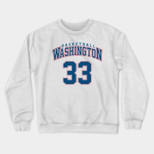 Washington Basketball - Player Number 33 Crewneck Sweatshirt